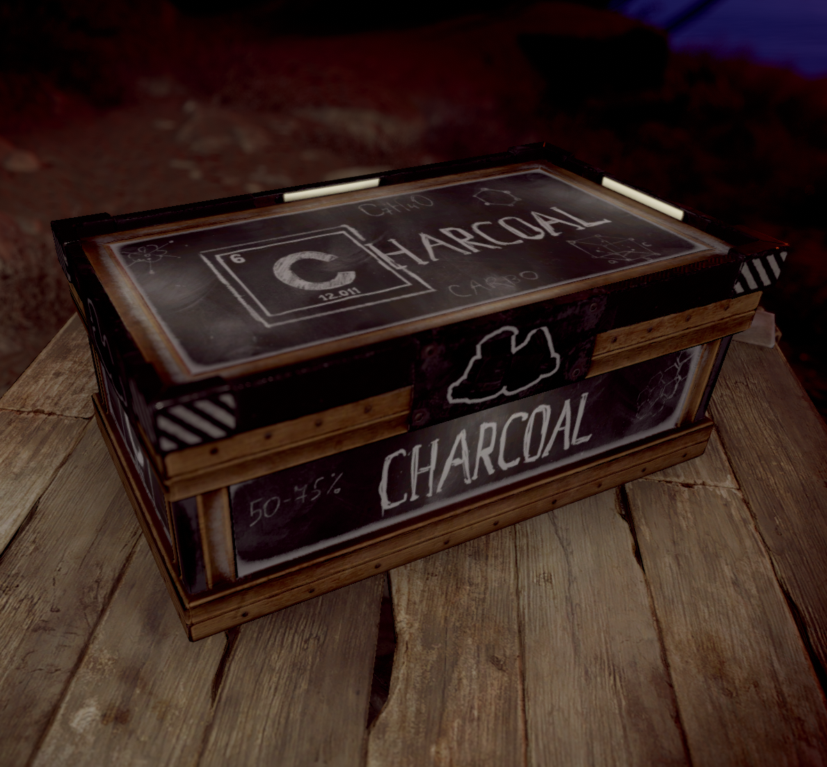 Scientific Charcoal Storage