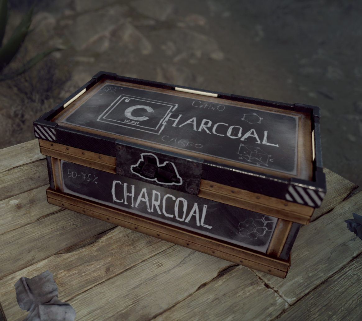 Scientific Charcoal Storage