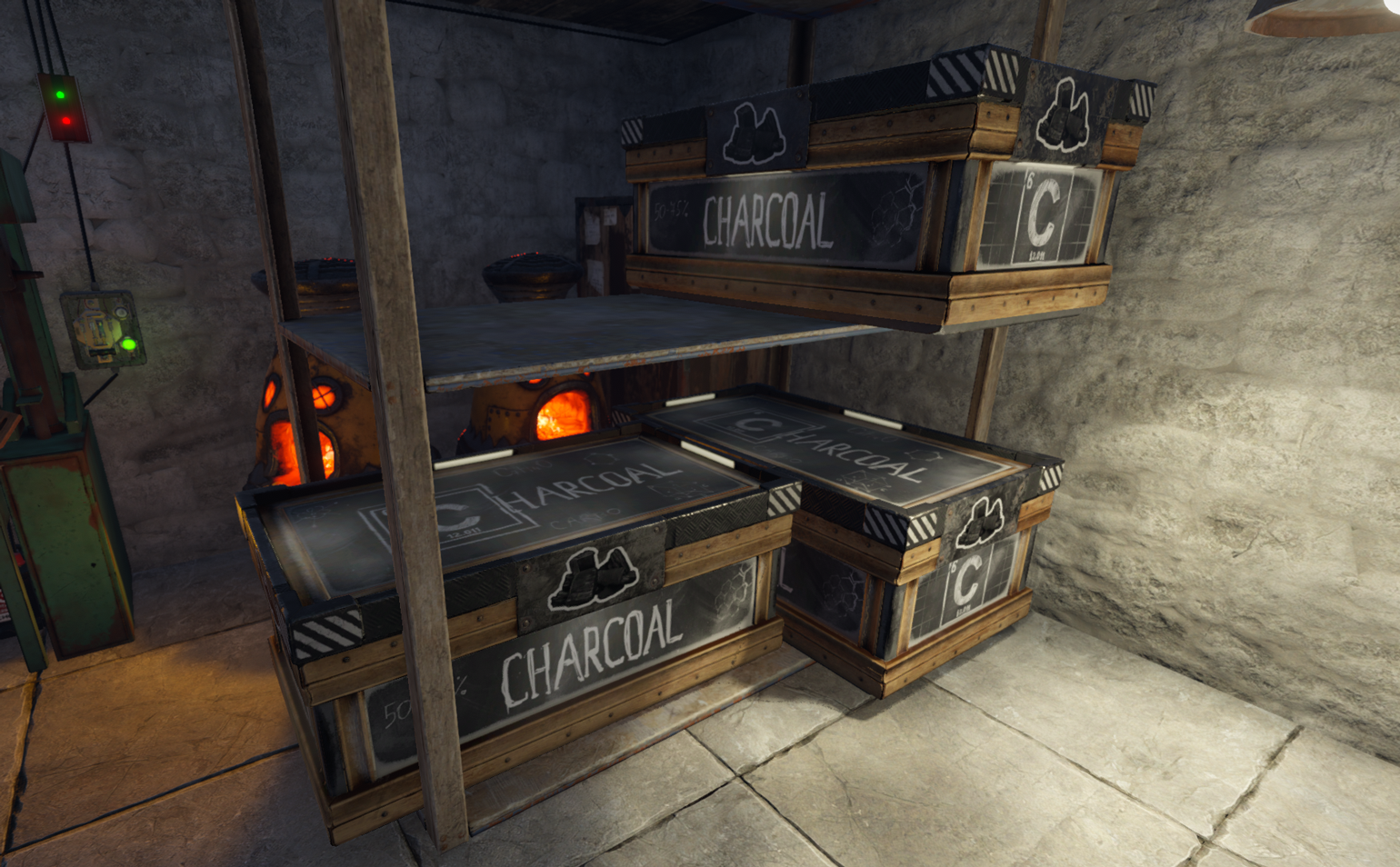 Scientific Charcoal Storage