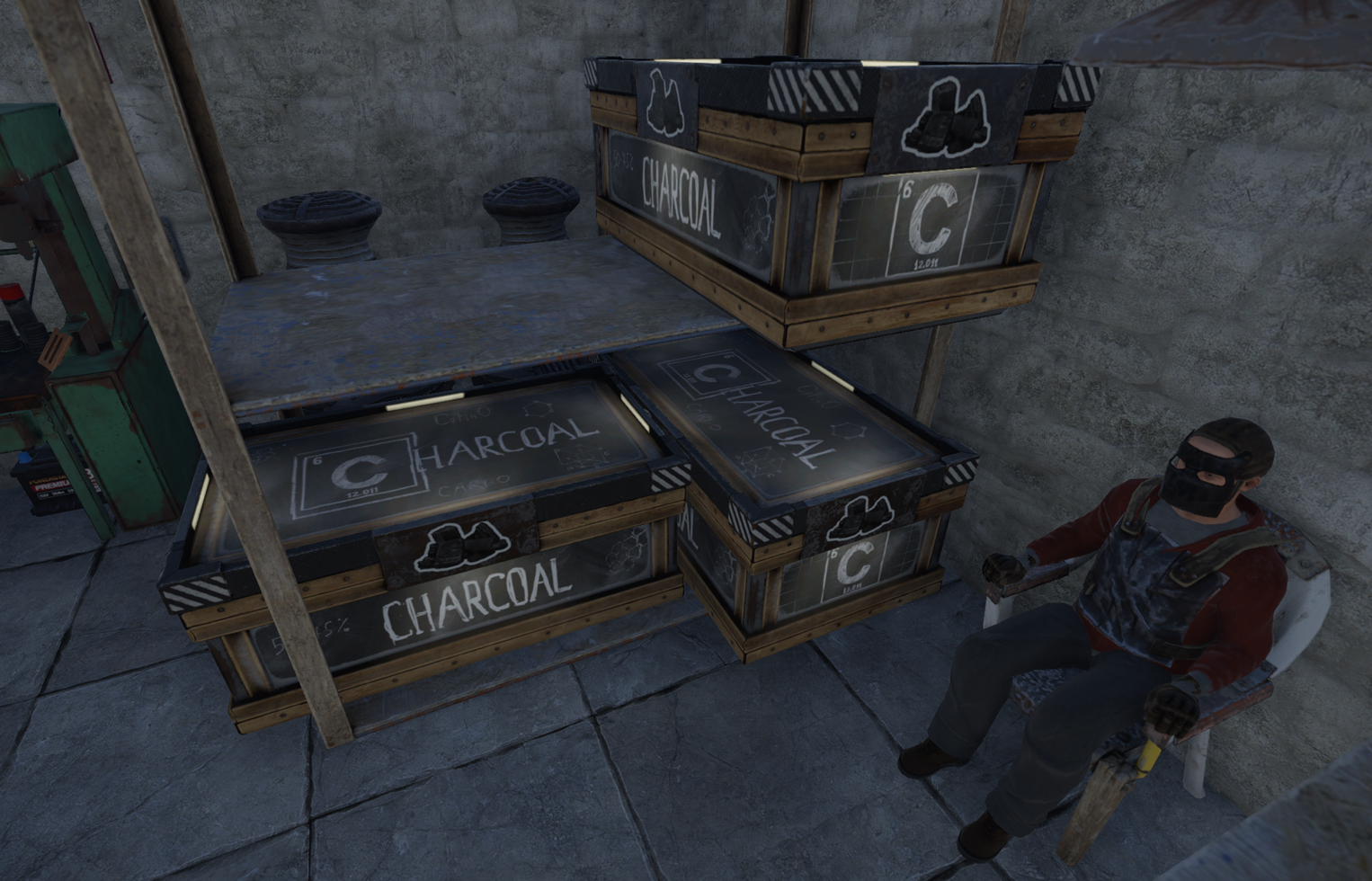 Scientific Charcoal Storage