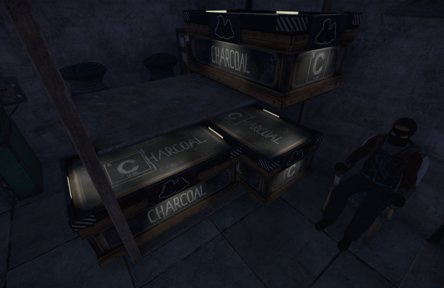 Scientific Charcoal Storage
