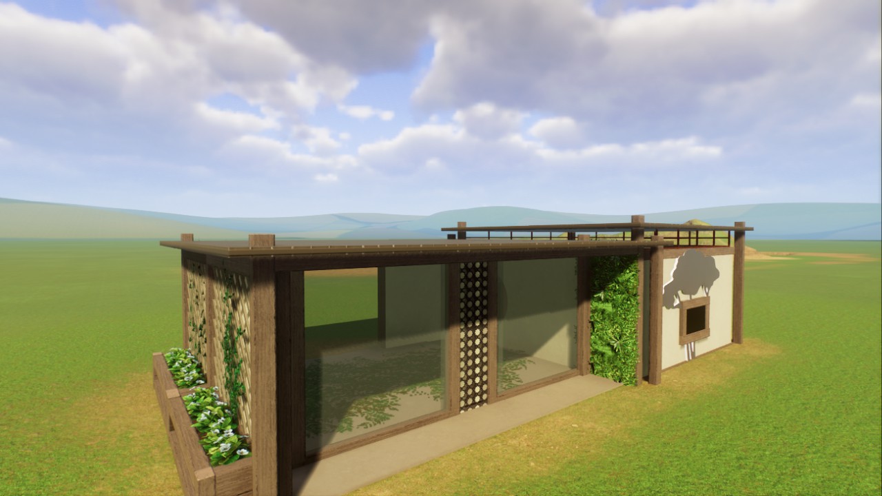 Viewing Shelter and Keepers Entrance