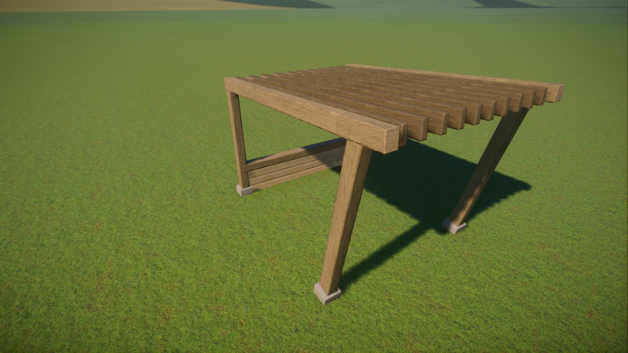 Wood Awning