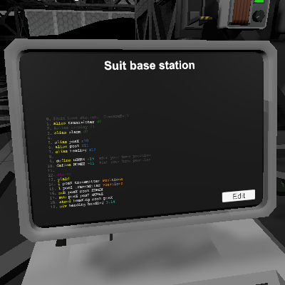 Suit base station