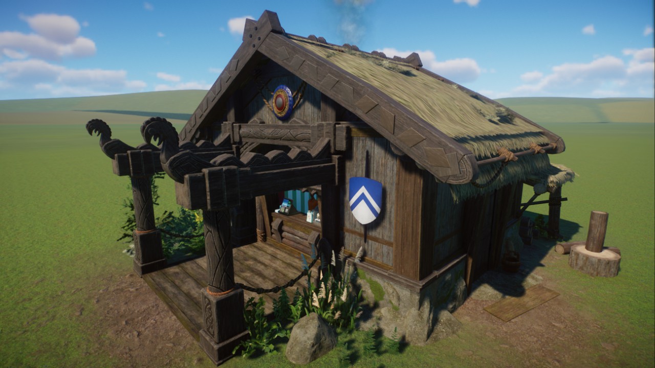 Nordic Small Shop Shell with Arches