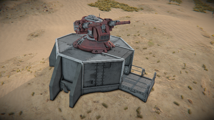 Red Team Bunker - Assault Cannon Turret