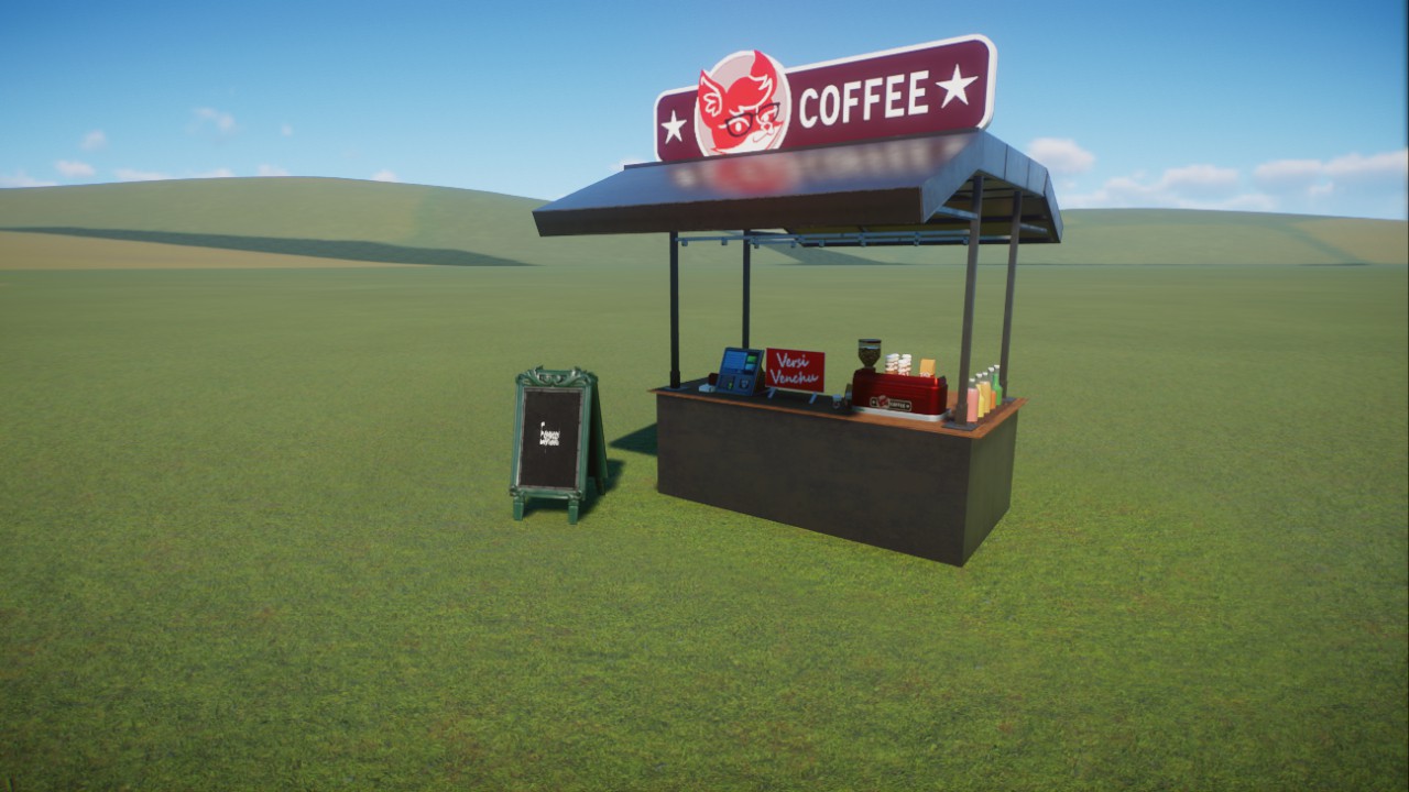 Metal Coffee Stand
