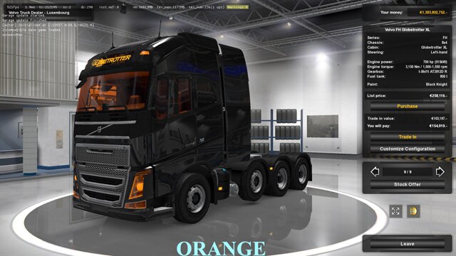 Tinting glasses and headlights(without windshield) V1.31 (ORANGE)