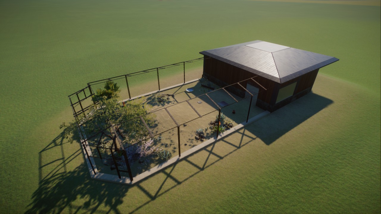 Modern Fennec Fox Habitat