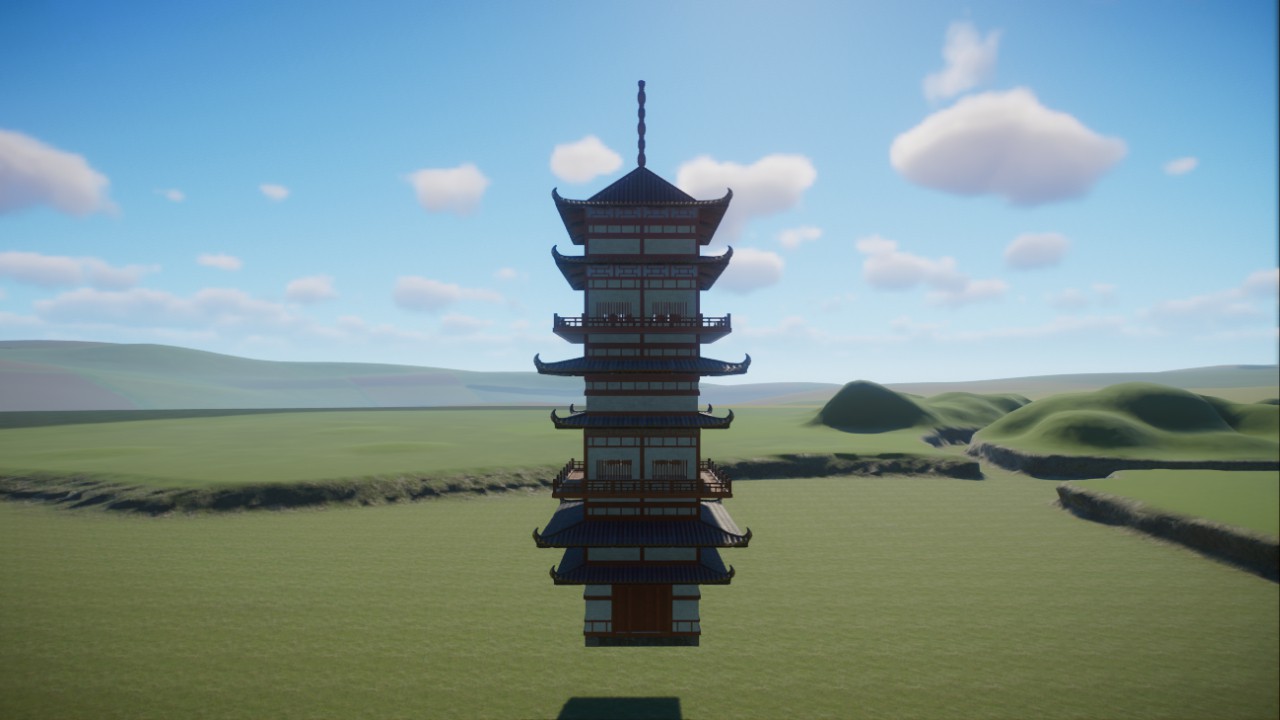 古风动物园-塔楼