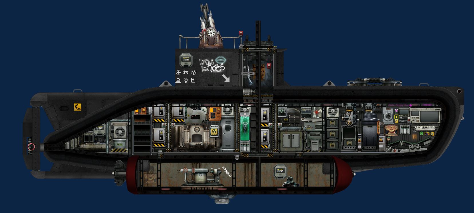 A 'One Man Army' MKII Midget – Barotrauma Mod