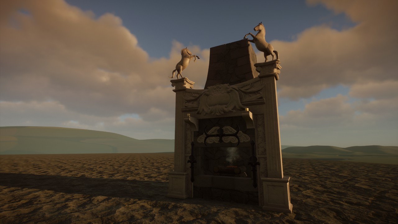 Tudor fireplace