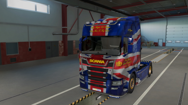 Queen Elizabeth II Scania R Commemorative Paint