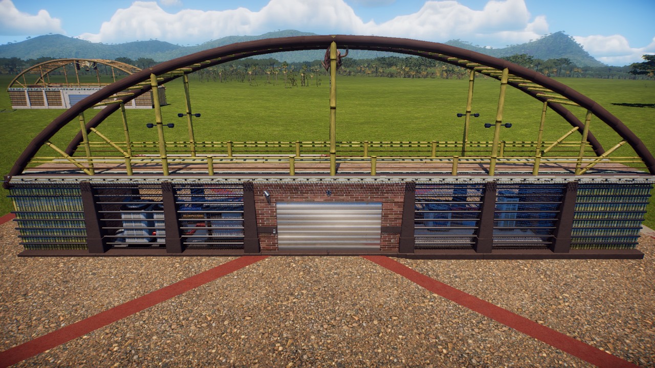 Tropical Over Pass Gate Dark Thin