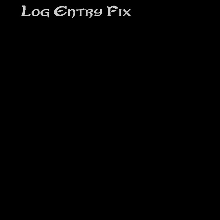 Log Entry Fix