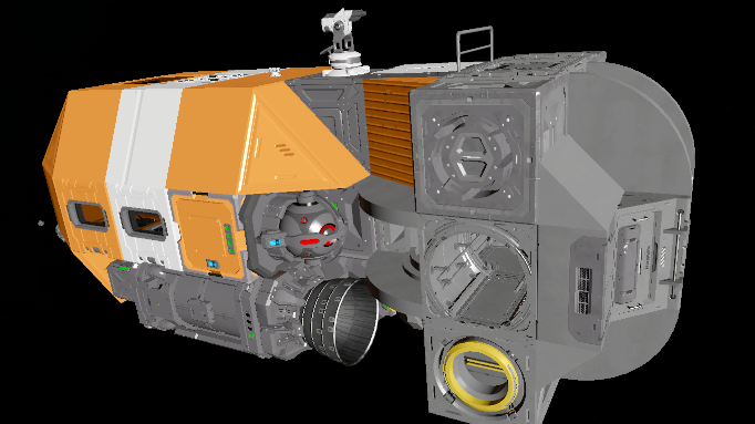 Hab Container Adapter T [TSO] w/ [MSSK] Escape Pod
