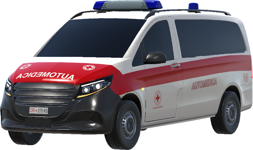 CRI Croce Rossa Italiana - Automedica (livrea pre 2020)