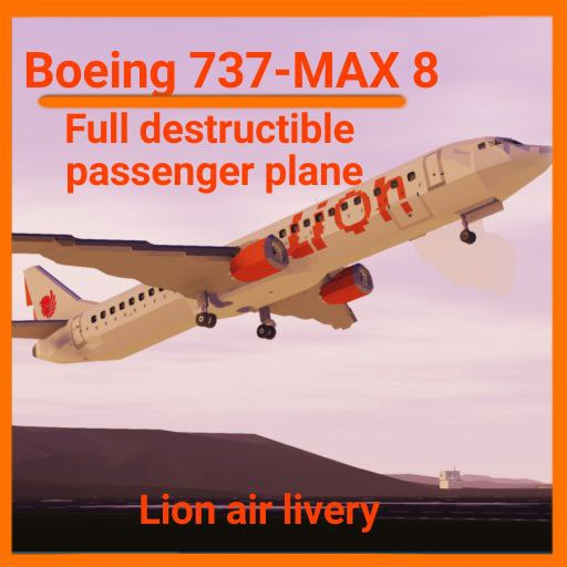 Boeing 737-MAX 8 Lion air(Full destructible)