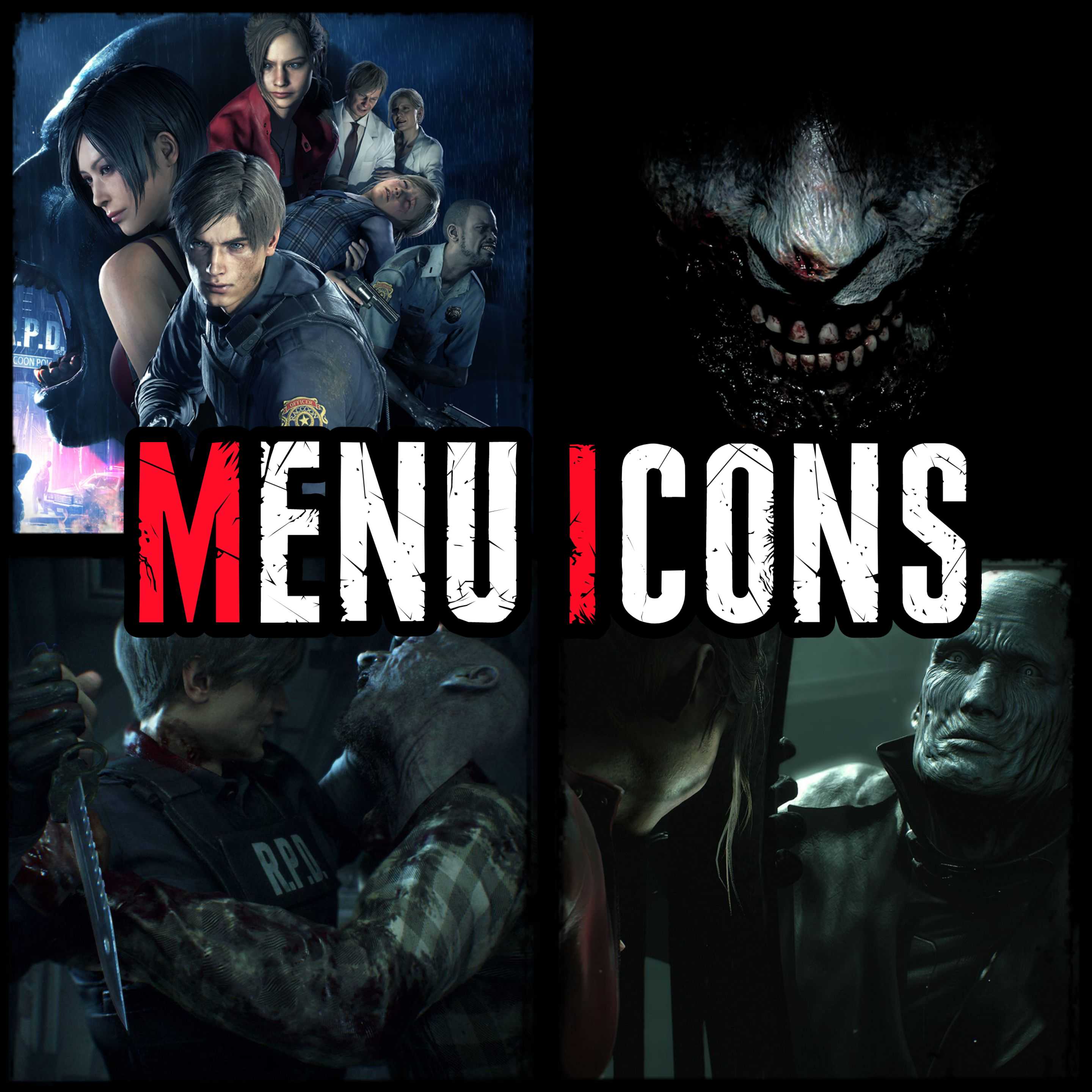 Resident Evil 2 (2019) Menu Icons