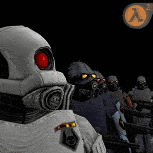 Animated eyes and headgear for soldiers [HL2 PORT] preview