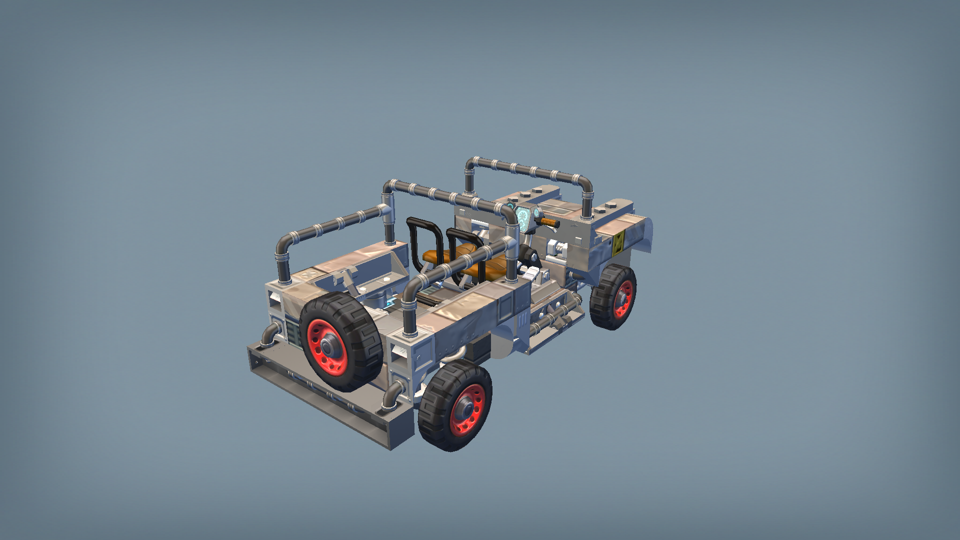 Silver Willys MB