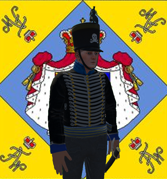 Braunschweig Leibbataillon flag bearer
