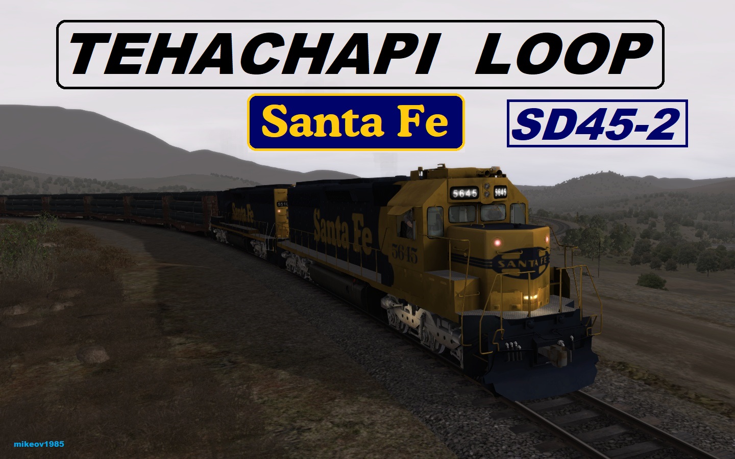 [m85] Tehachapi Loop ATSF SD45-2 preview