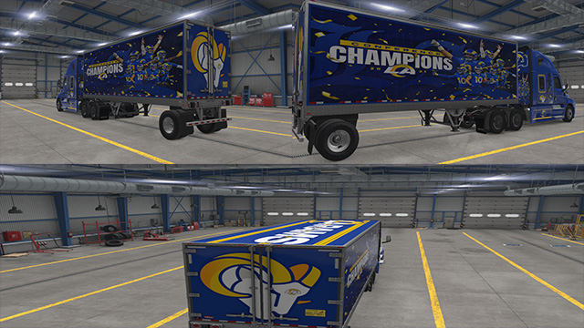 la rams box trailer skins