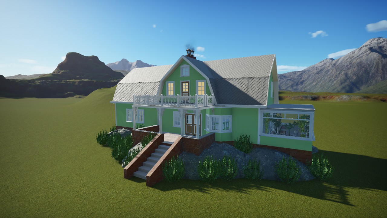 Dutch Colonial House.