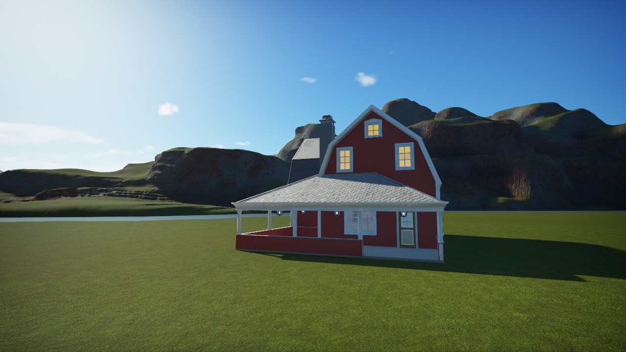 Dutch Colonial House.