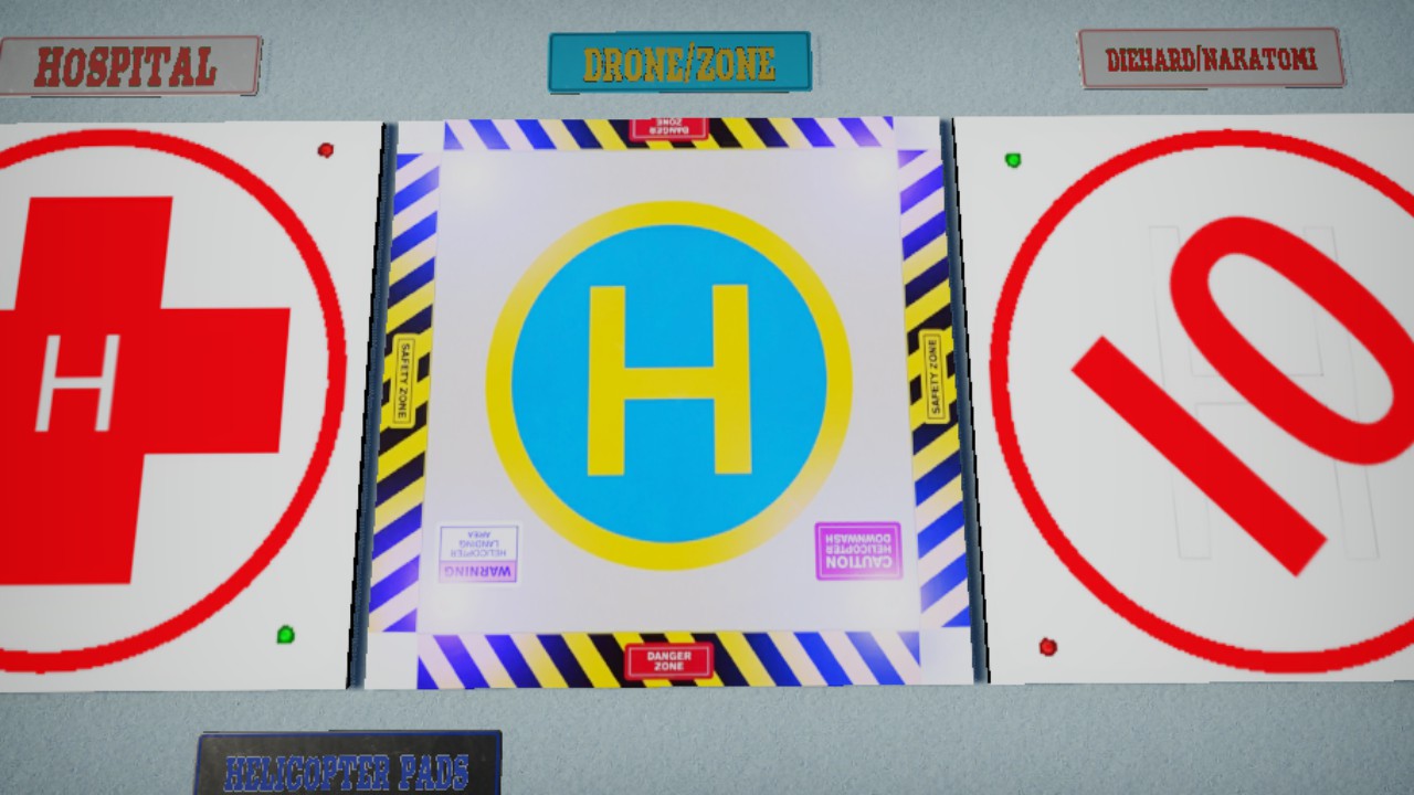 Helicopter Landing Pad Drone light emissive 8m square