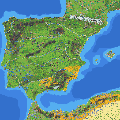 Iberia With Countrys