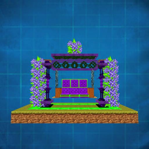 updated large garden swing