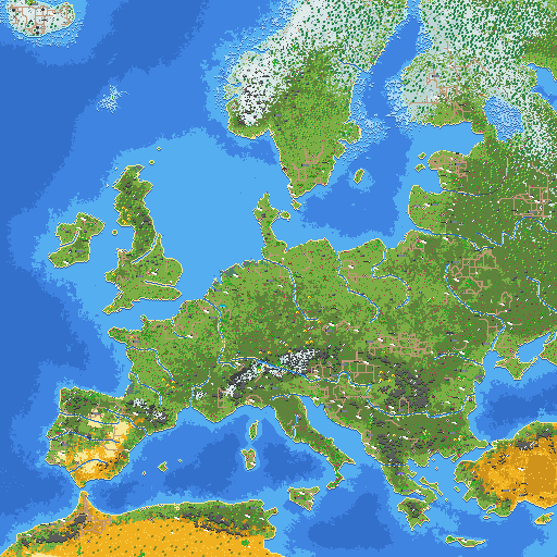 Europe with countries preview