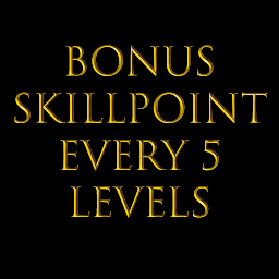 Bonus skillpoint every 5 levels