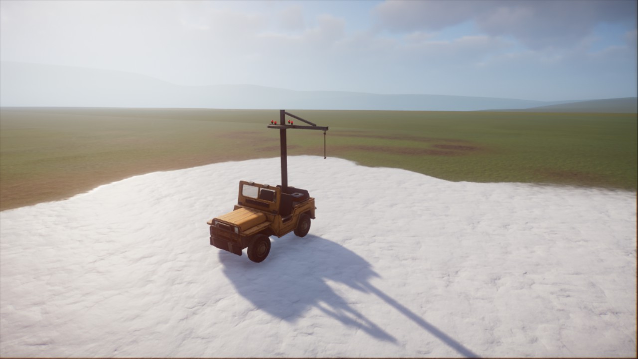 Beef's Timberwolf Feeding Crane