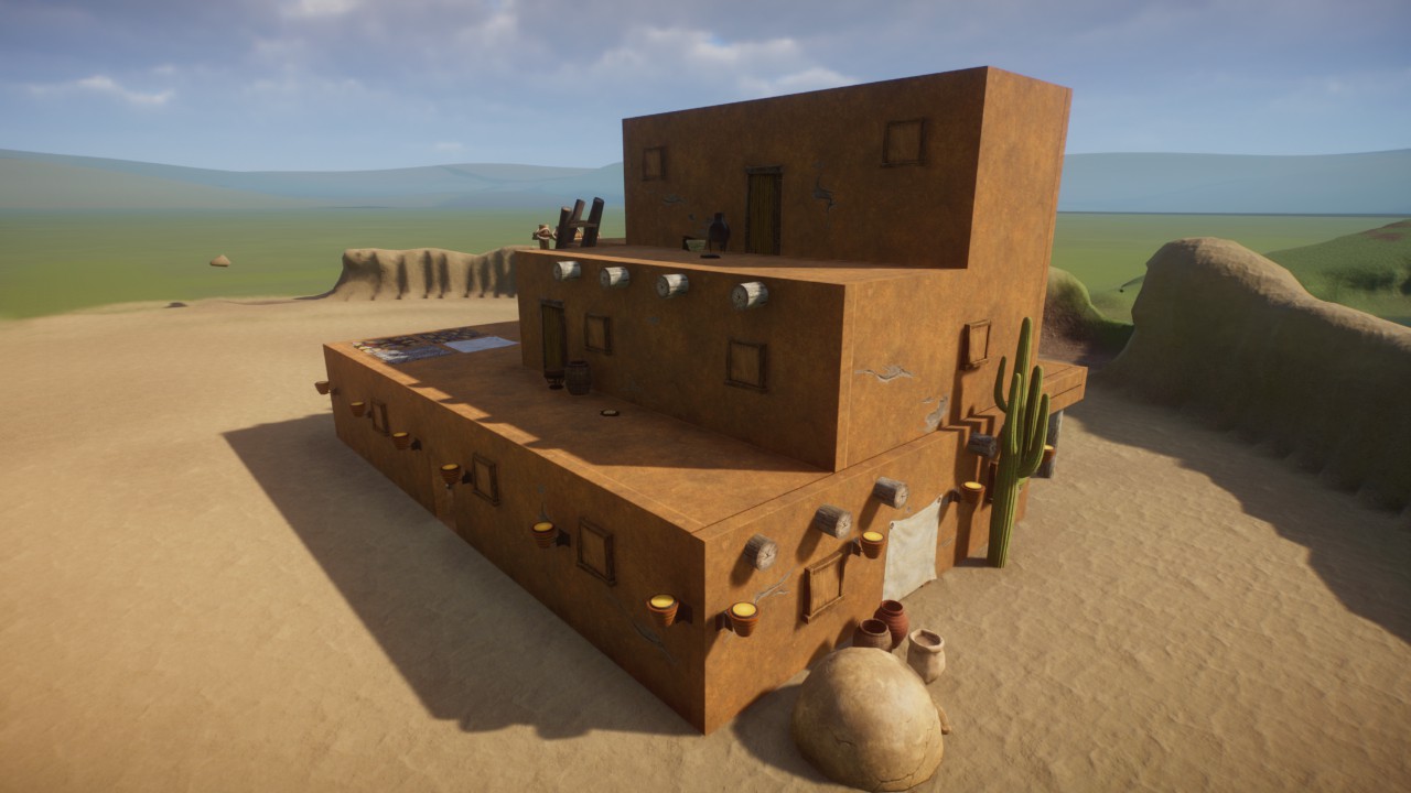 Pueblo Exhibit and Conservation House