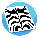 Animal Print Rug - Zebra