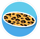 Animal Print Rug - Lep Oval