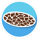 Animal Print Rug - Giraffe Oval