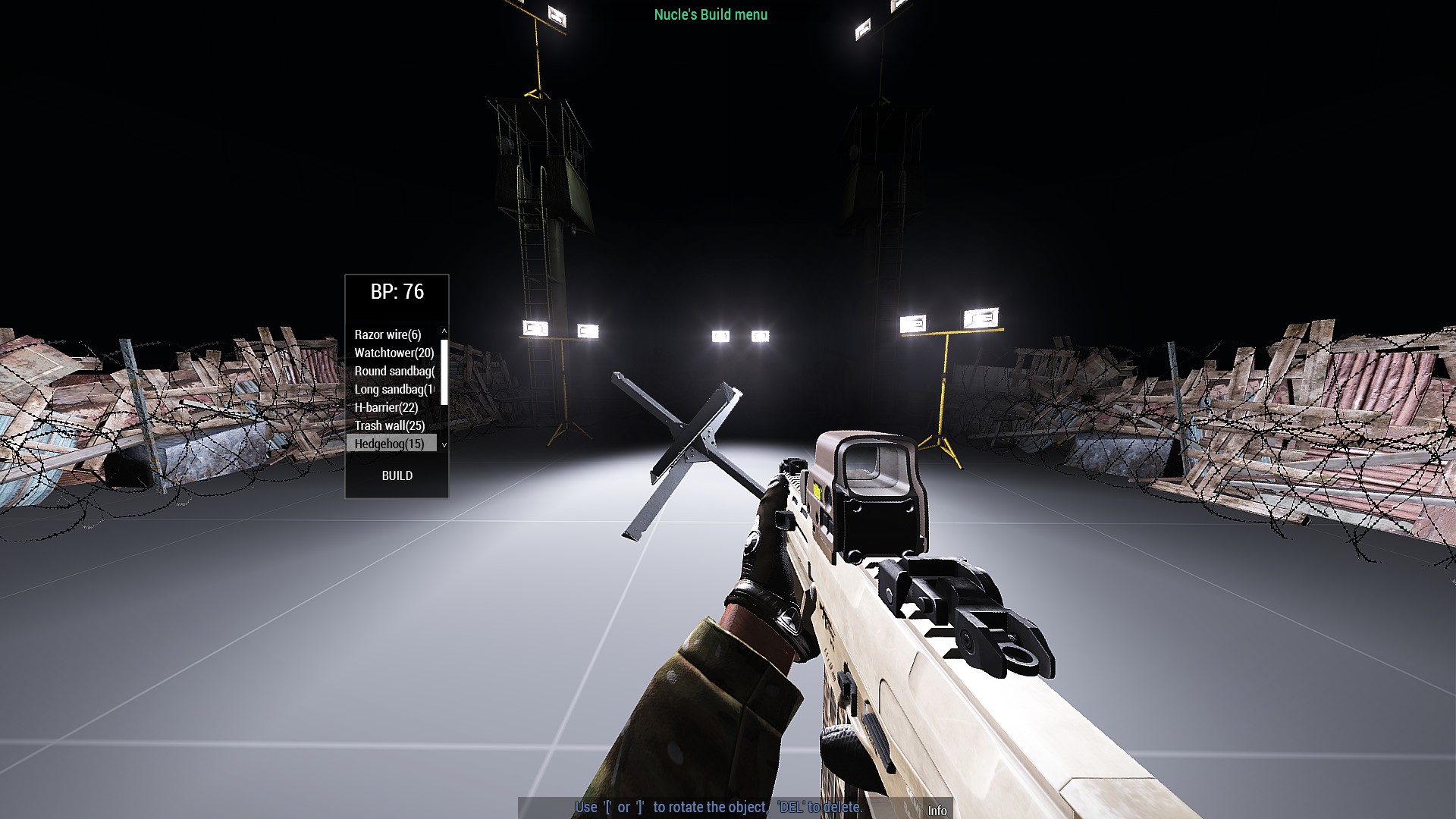 [Zeus] Player's Build Menu preview