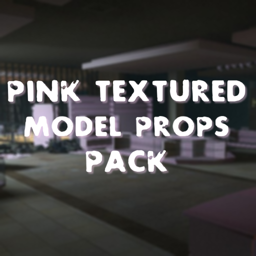Pink Textured Model Props Pack preview