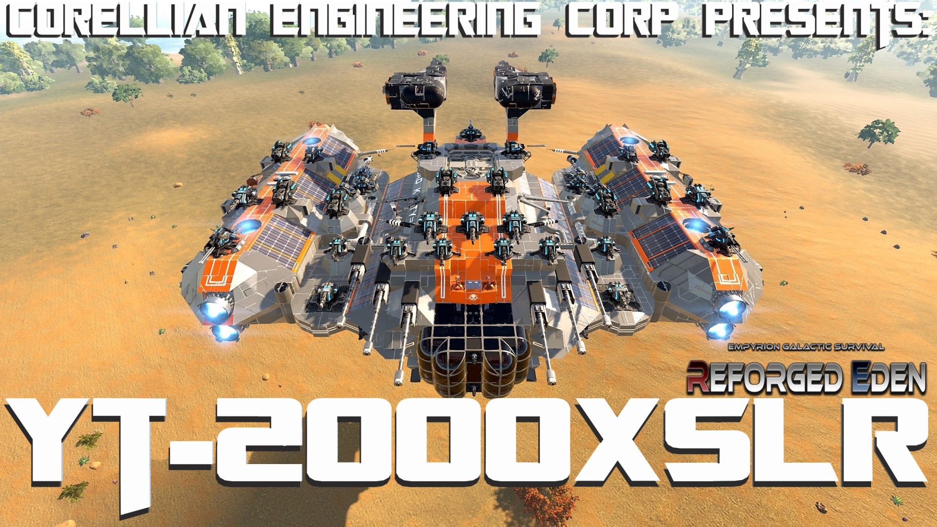 Corellian Engineering Corp YT-2000XSLR Long range light freighter/star fighter NEXU-RE Sept. Anvil build challenge