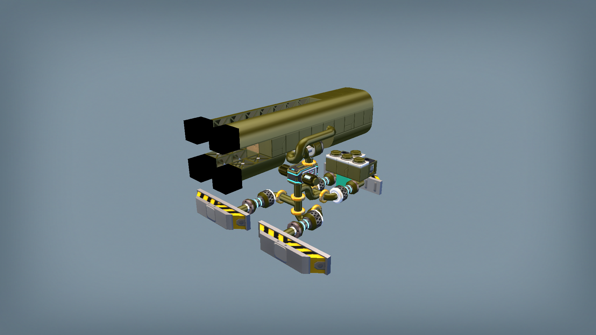 Carbonworks M37x "Hellrain" Nuclear Mortar