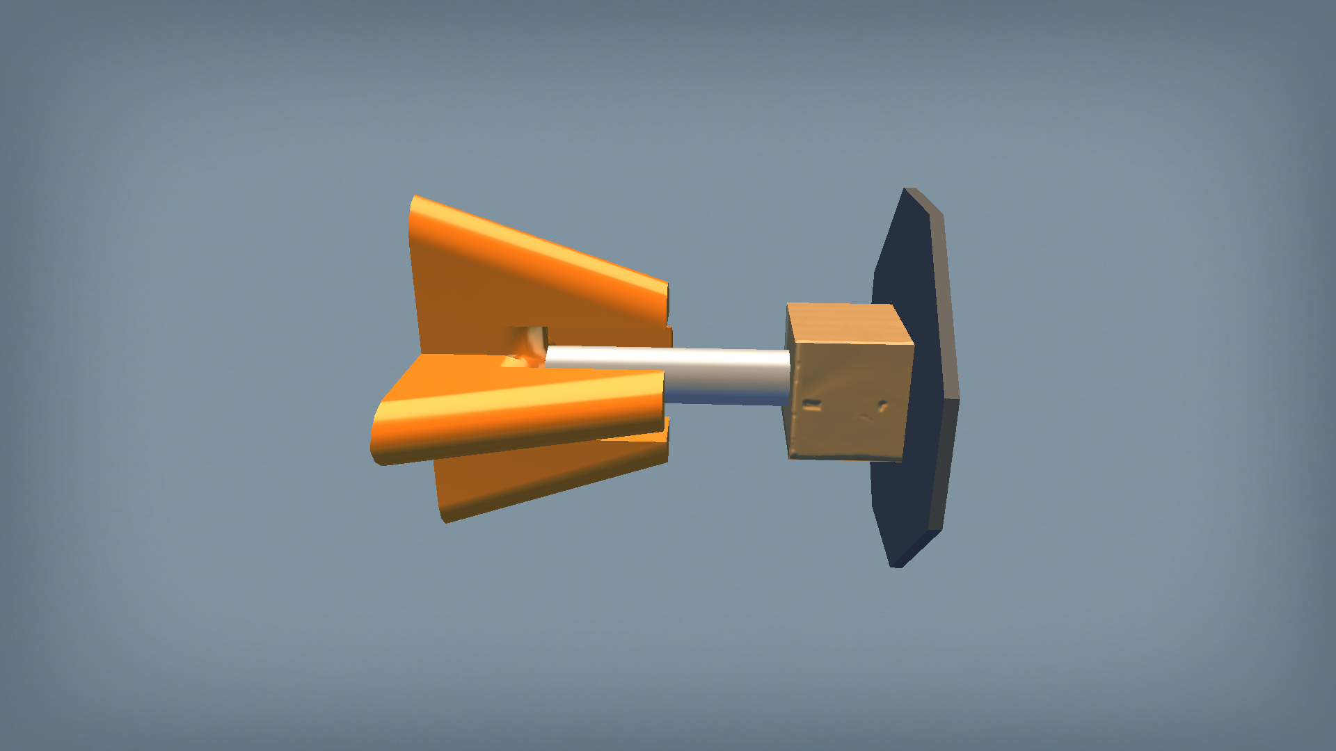 Mortar round payload plate