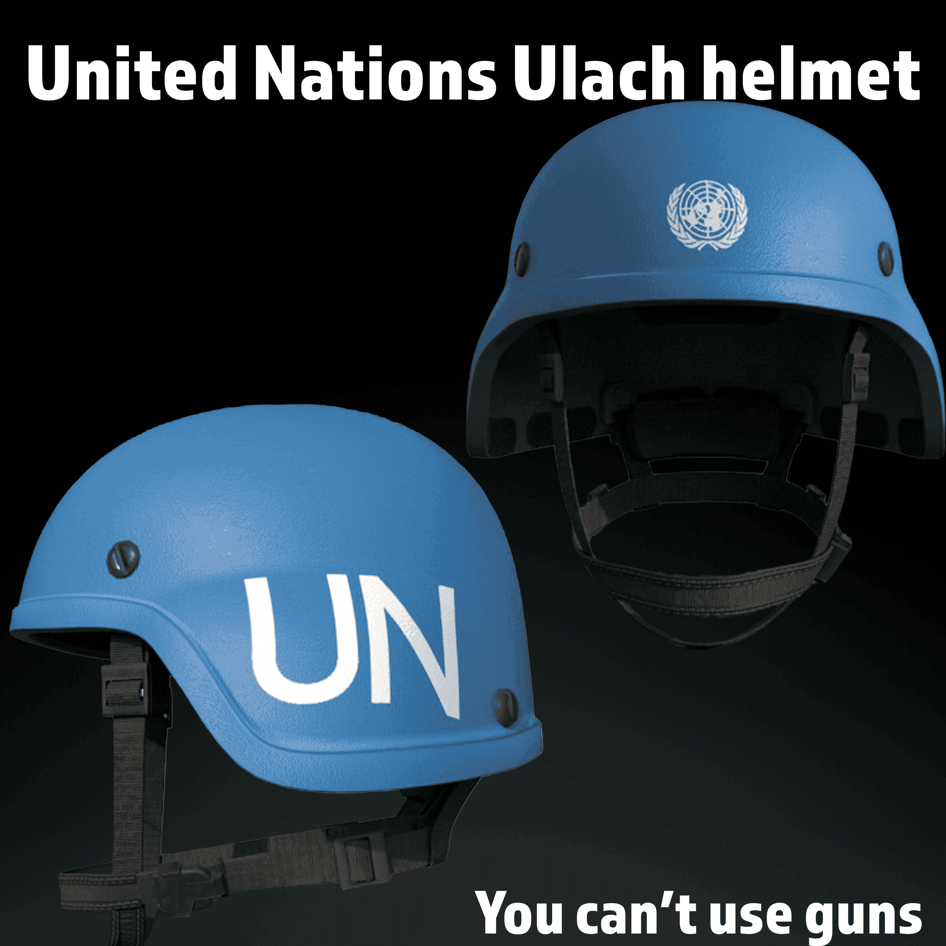 United Nations helmet
