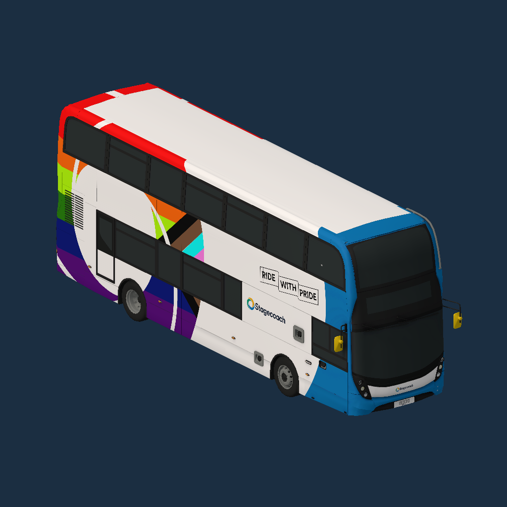 Stagecoach Pride YN67 Scania N250UD [FWRD]