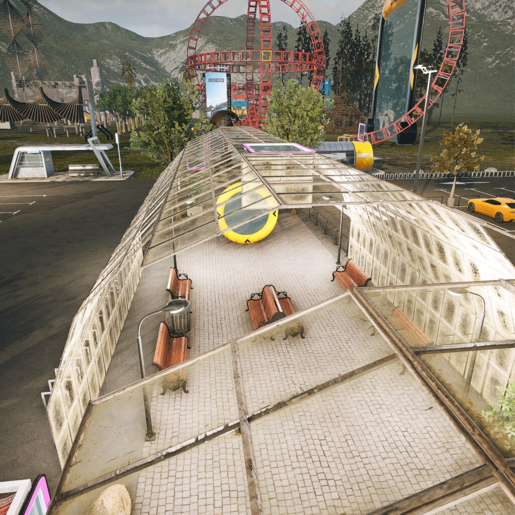 Funny race on training map