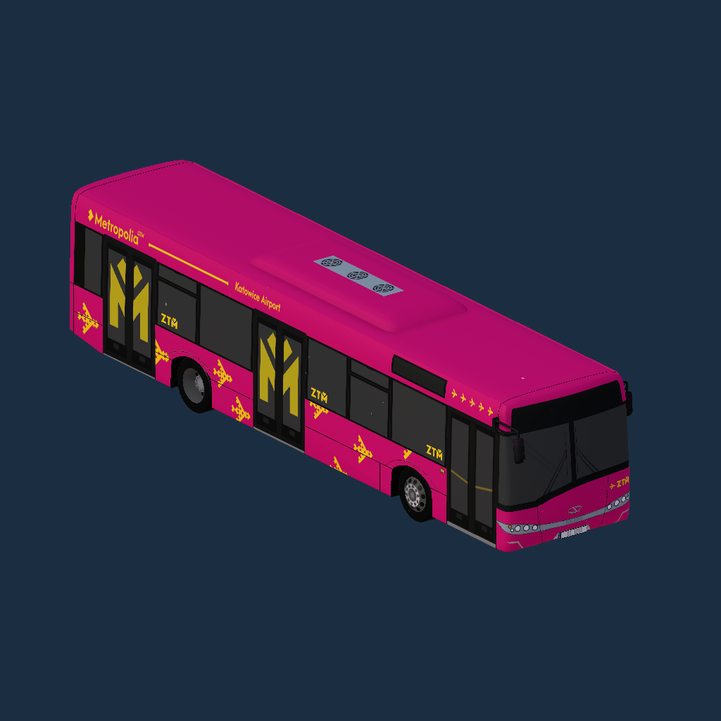 Metropolia GZM - Airport Line - Urbino 12 III - 3-doors (UPDATE)