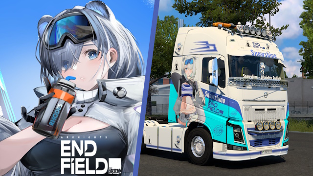 Volvo FH4 Snowshine - Arknights: Endfield Skin